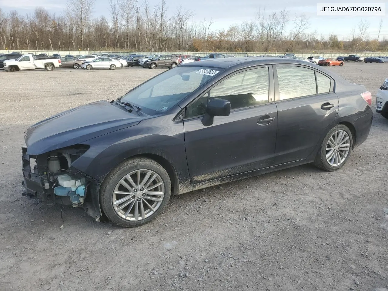 2013 Subaru Impreza Premium VIN: JF1GJAD67DG020796 Lot: 77759534