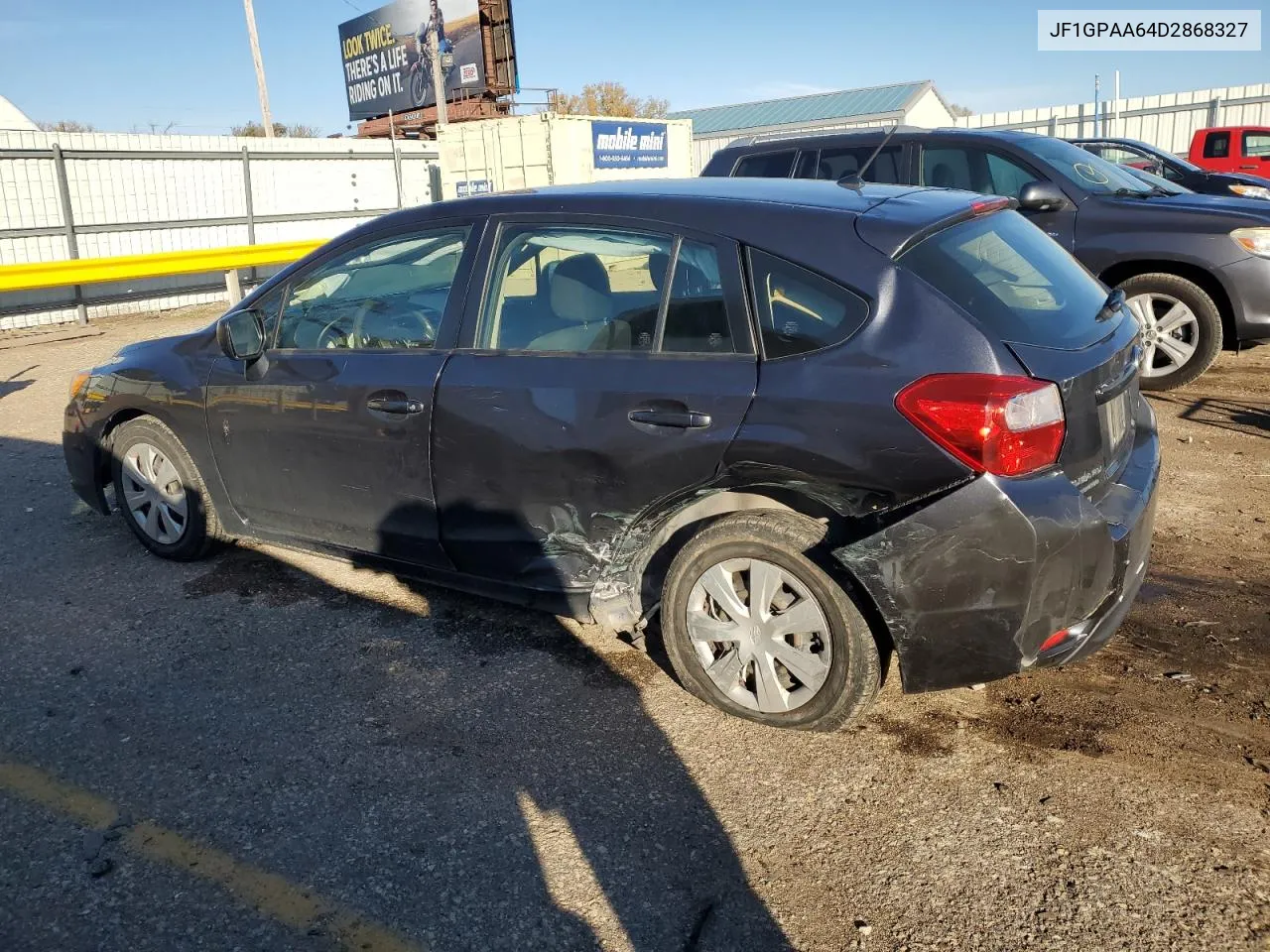 2013 Subaru Impreza VIN: JF1GPAA64D2868327 Lot: 79671424