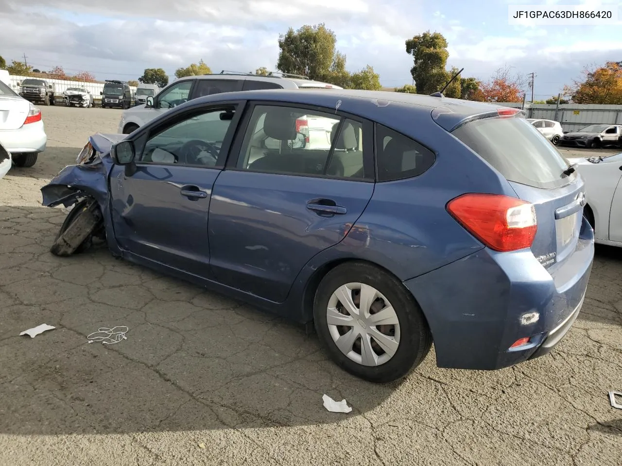 2013 Subaru Impreza Premium VIN: JF1GPAC63DH866420 Lot: 80801514