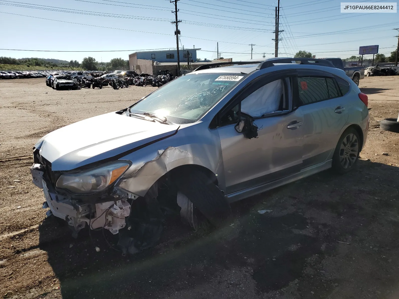 2014 Subaru Impreza Sport Limited VIN: JF1GPAU66E8244412 Lot: 67550594