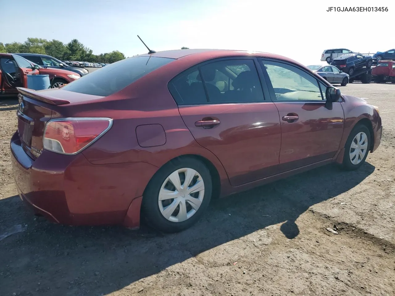 2014 Subaru Impreza VIN: JF1GJAA63EH013456 Lot: 71309834