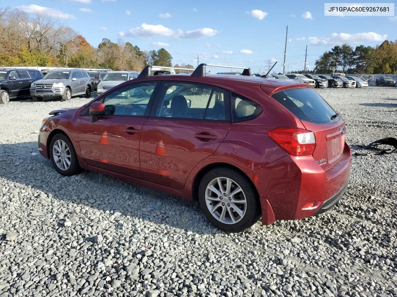 2014 Subaru Impreza Premium VIN: JF1GPAC60E9267681 Lot: 78447924