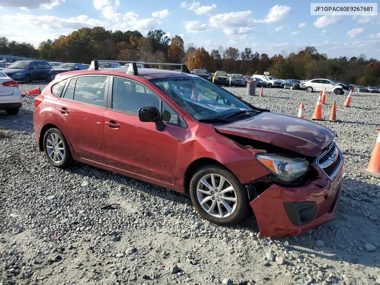 2014 Subaru Impreza Premium VIN: JF1GPAC60E9267681 Lot: 78447924