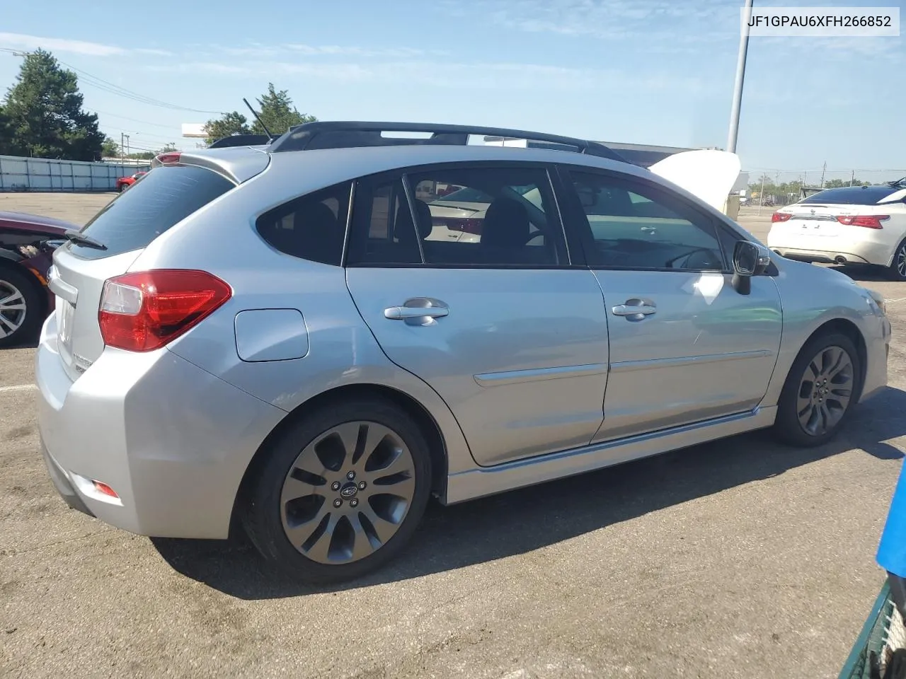 2015 Subaru Impreza Sport VIN: JF1GPAU6XFH266852 Lot: 66996664