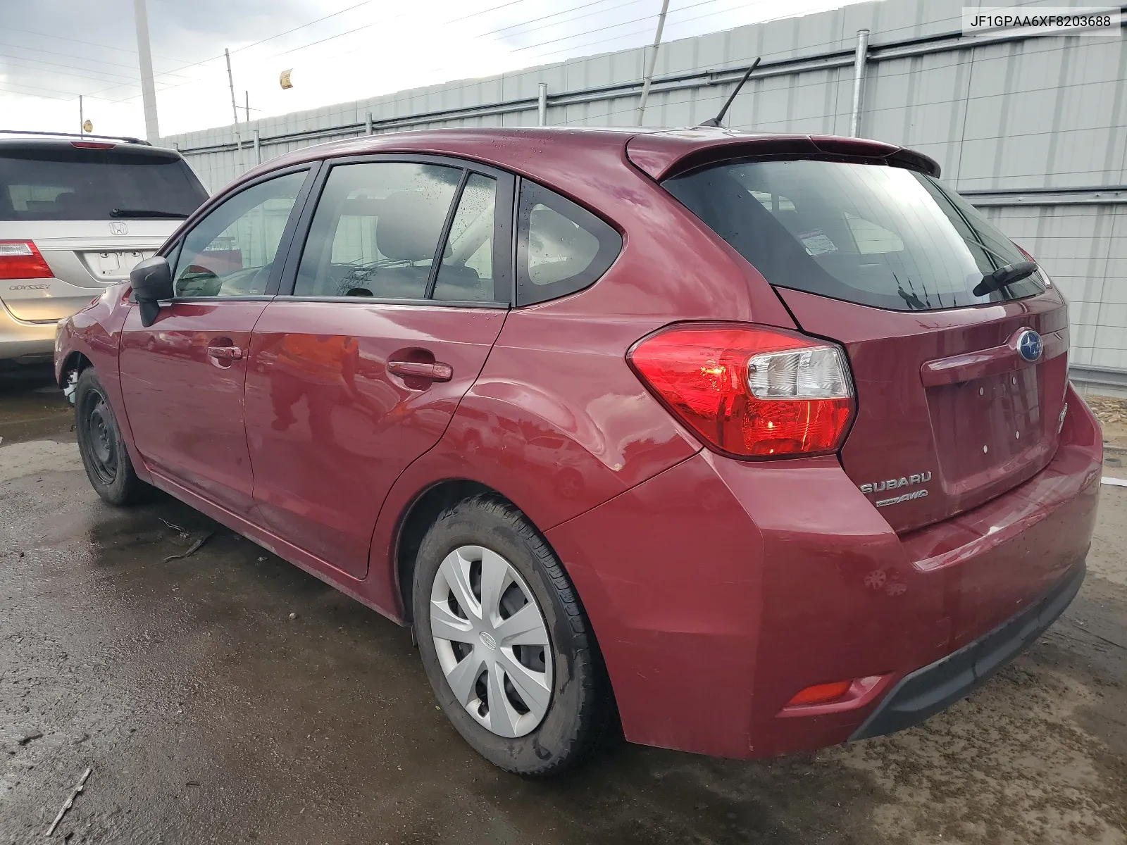 2015 Subaru Impreza VIN: JF1GPAA6XF8203688 Lot: 68384774