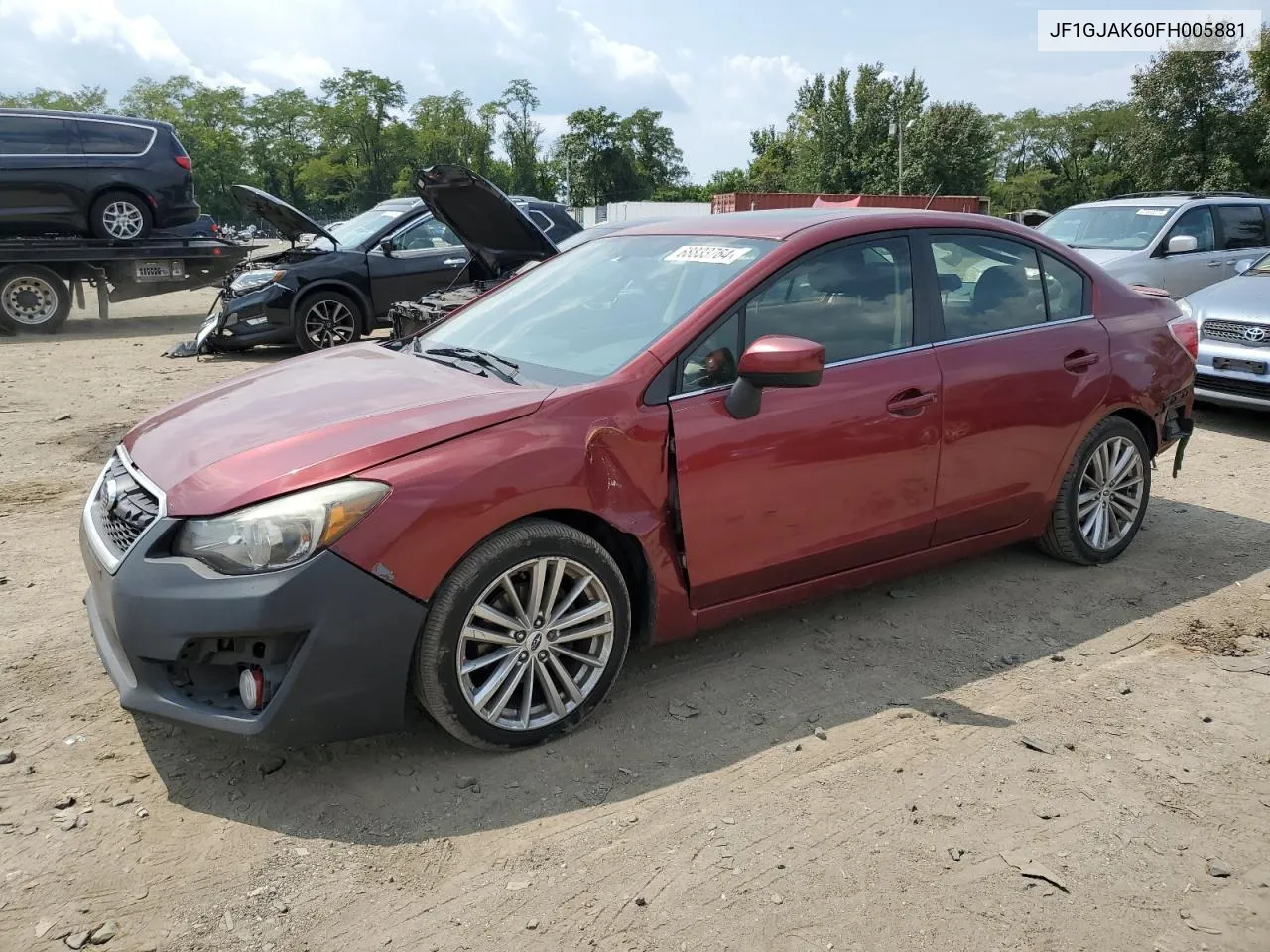 JF1GJAK60FH005881 2015 Subaru Impreza Premium Plus