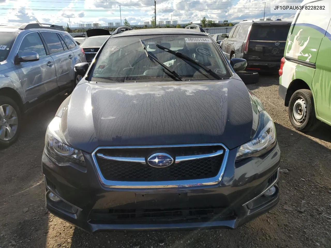 2015 Subaru Impreza Sport VIN: JF1GPAU63F8228282 Lot: 70505144