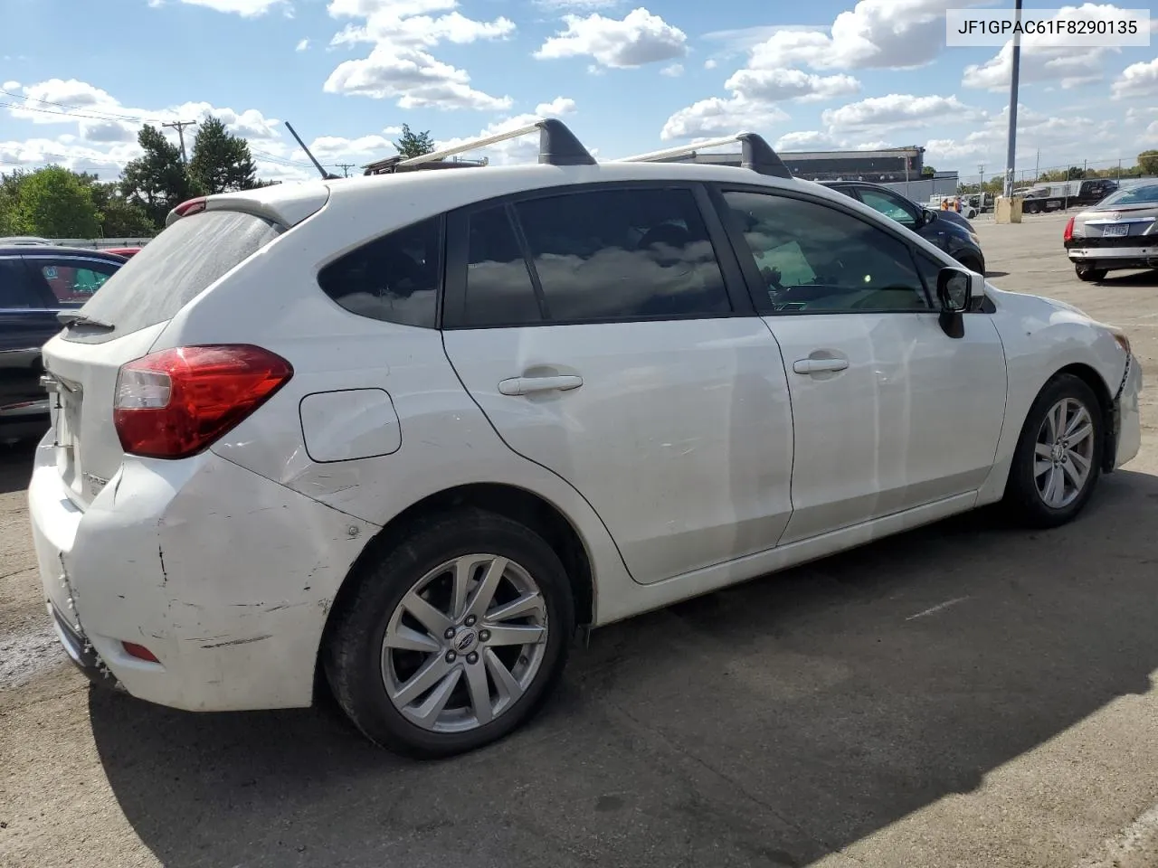 2015 Subaru Impreza Premium VIN: JF1GPAC61F8290135 Lot: 72082634