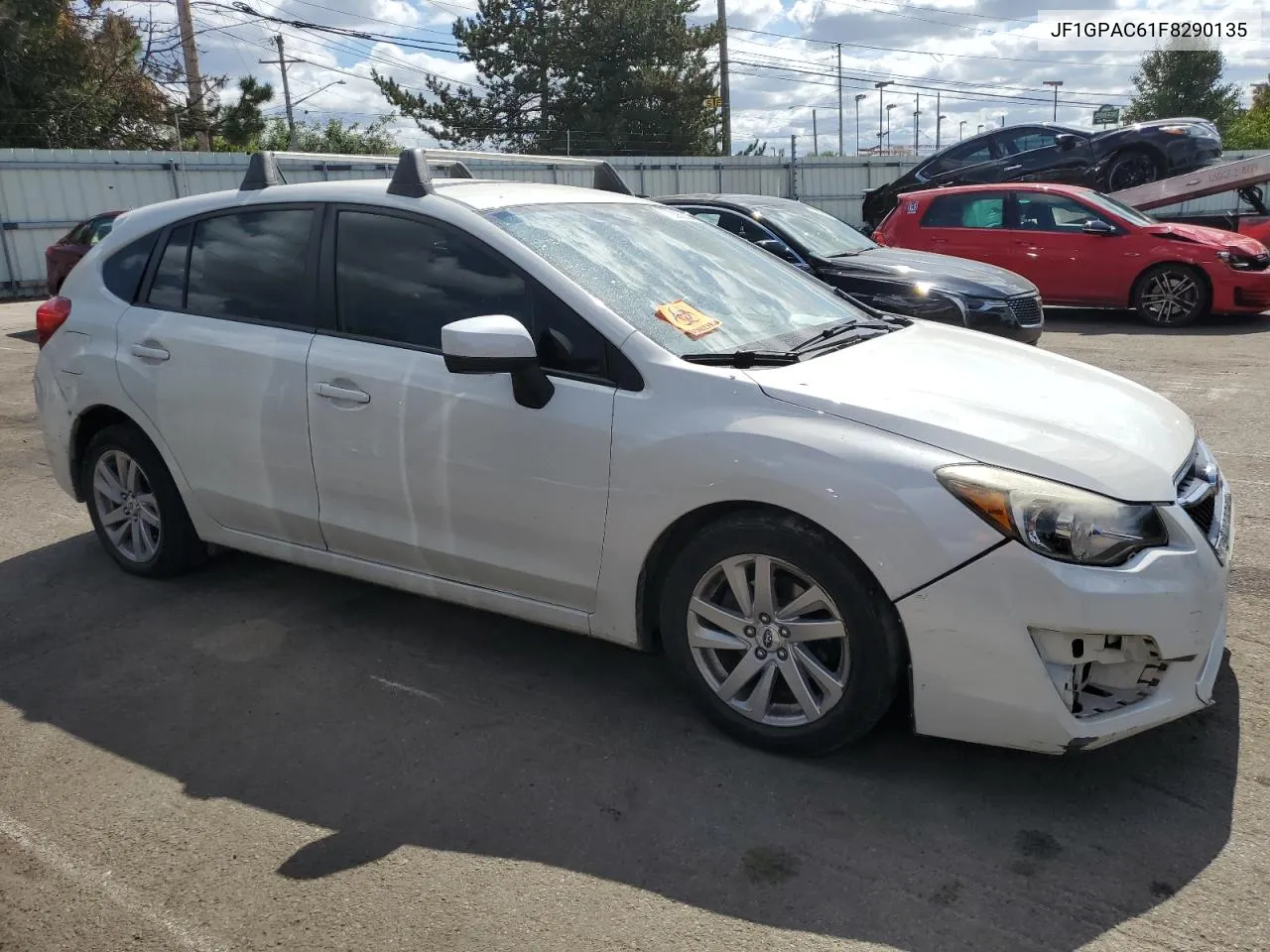 2015 Subaru Impreza Premium VIN: JF1GPAC61F8290135 Lot: 72082634