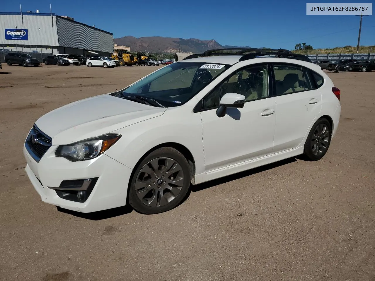 2015 Subaru Impreza Sport VIN: JF1GPAT62F8286787 Lot: 72150074