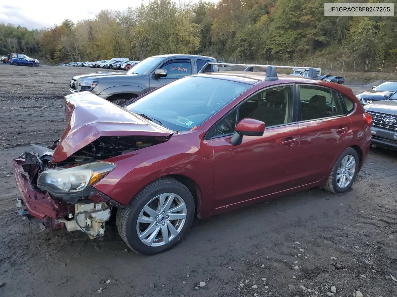 2015 Subaru Impreza Premium VIN: JF1GPAC68F8247265 Lot: 75801324