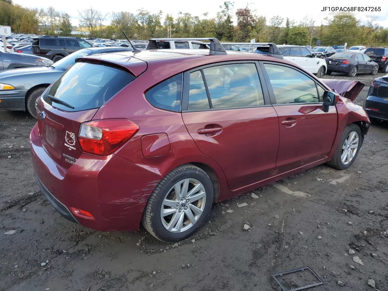 2015 Subaru Impreza Premium VIN: JF1GPAC68F8247265 Lot: 75801324