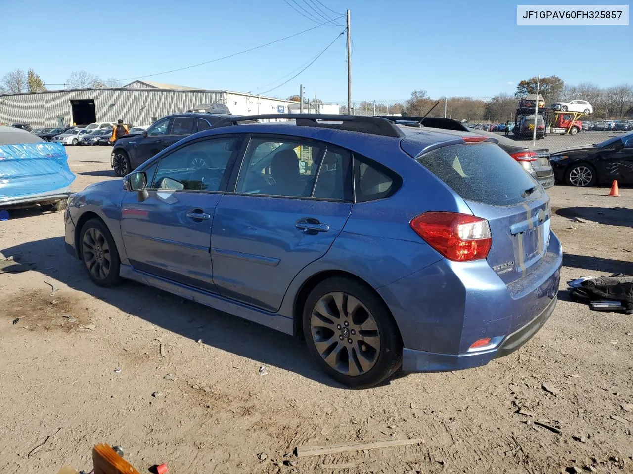 2015 Subaru Impreza Sport Limited VIN: JF1GPAV60FH325857 Lot: 78864214