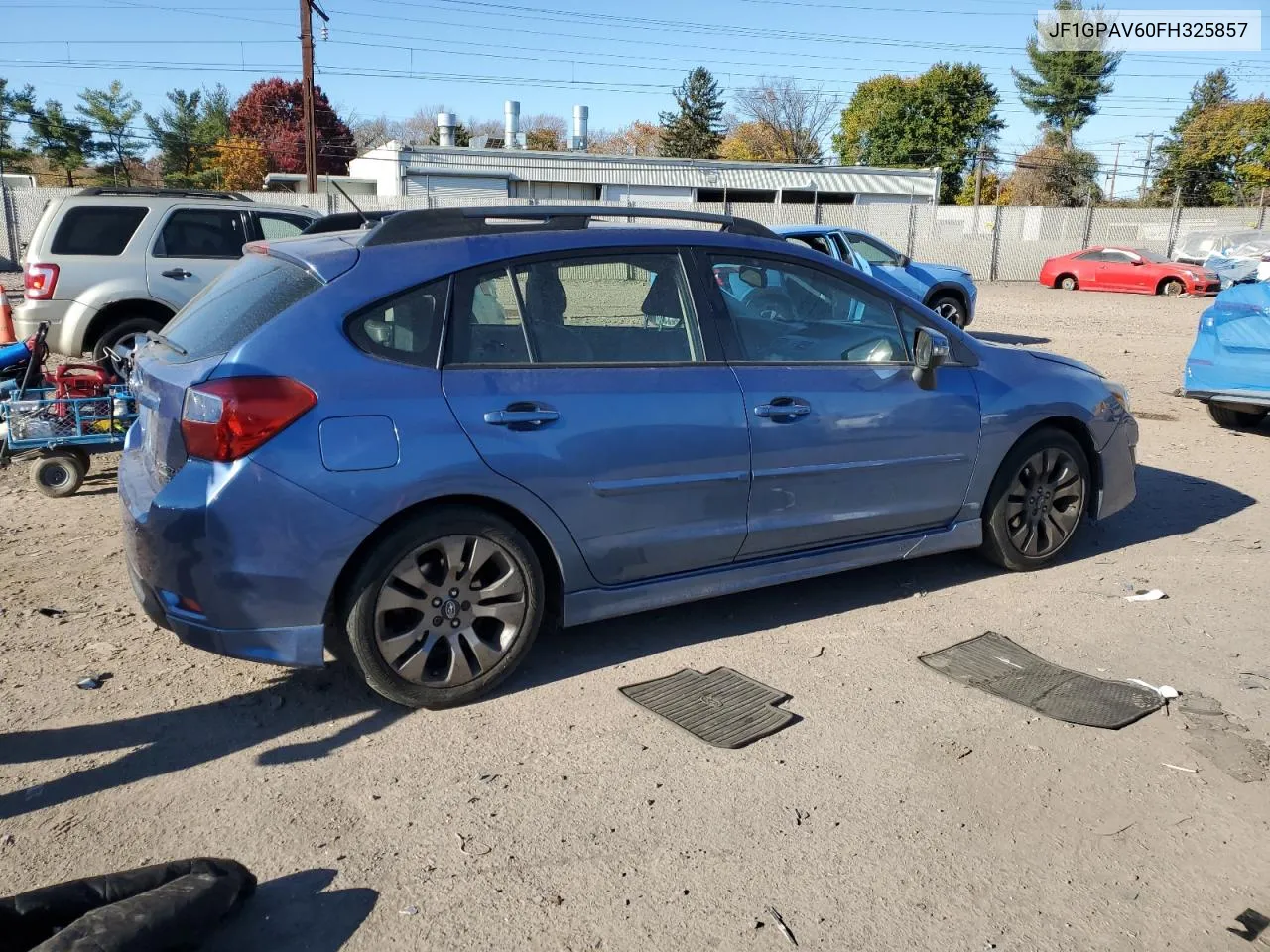 2015 Subaru Impreza Sport Limited VIN: JF1GPAV60FH325857 Lot: 78864214