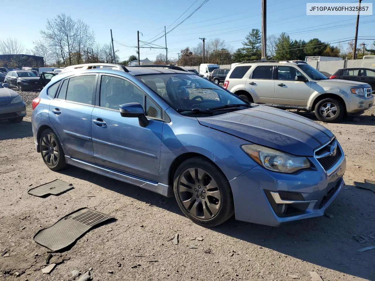 2015 Subaru Impreza Sport Limited VIN: JF1GPAV60FH325857 Lot: 78864214