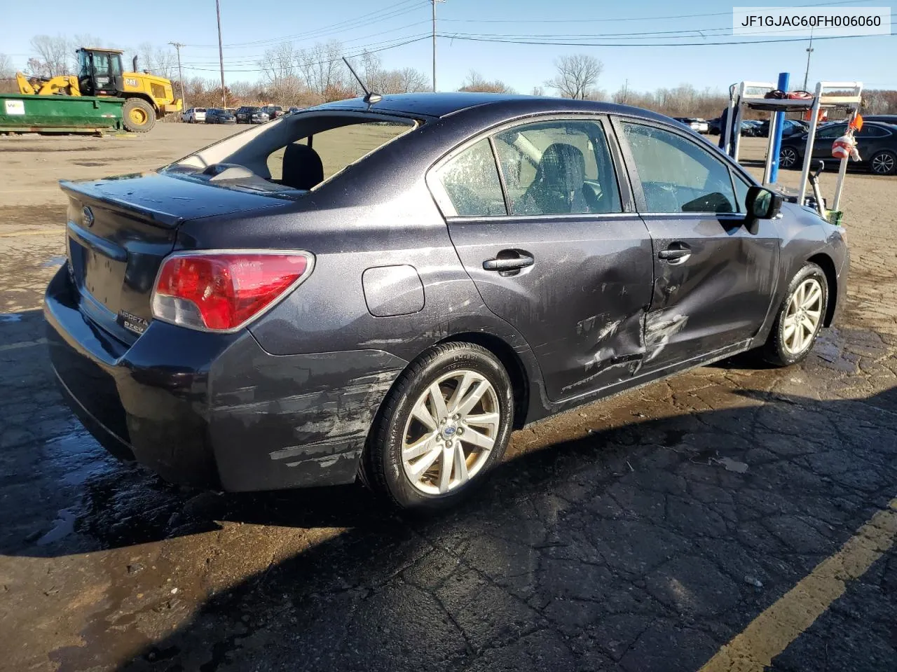 2015 Subaru Impreza Premium VIN: JF1GJAC60FH006060 Lot: 80086524