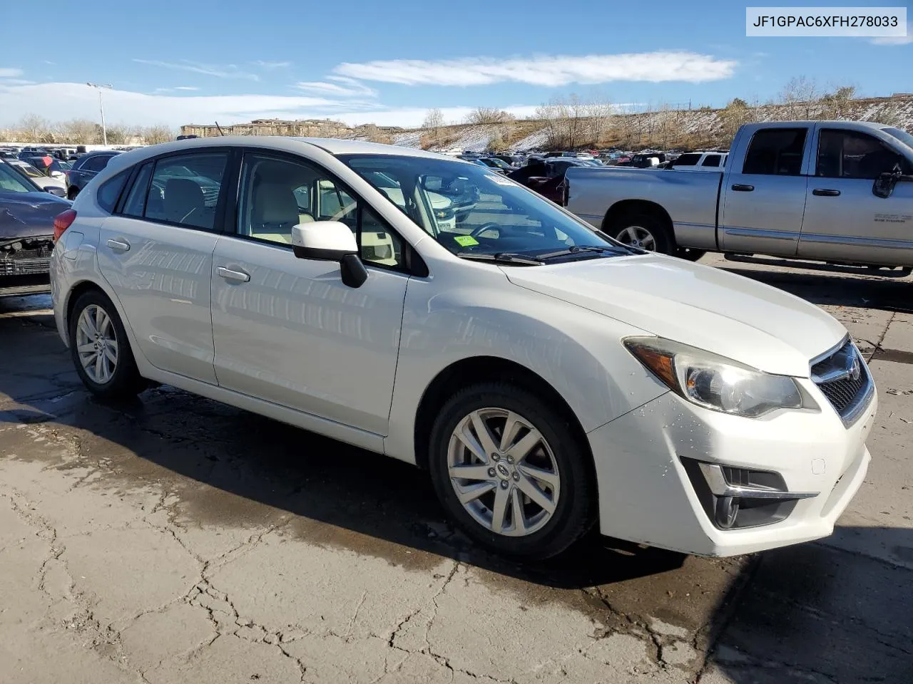 2015 Subaru Impreza Premium VIN: JF1GPAC6XFH278033 Lot: 80295954