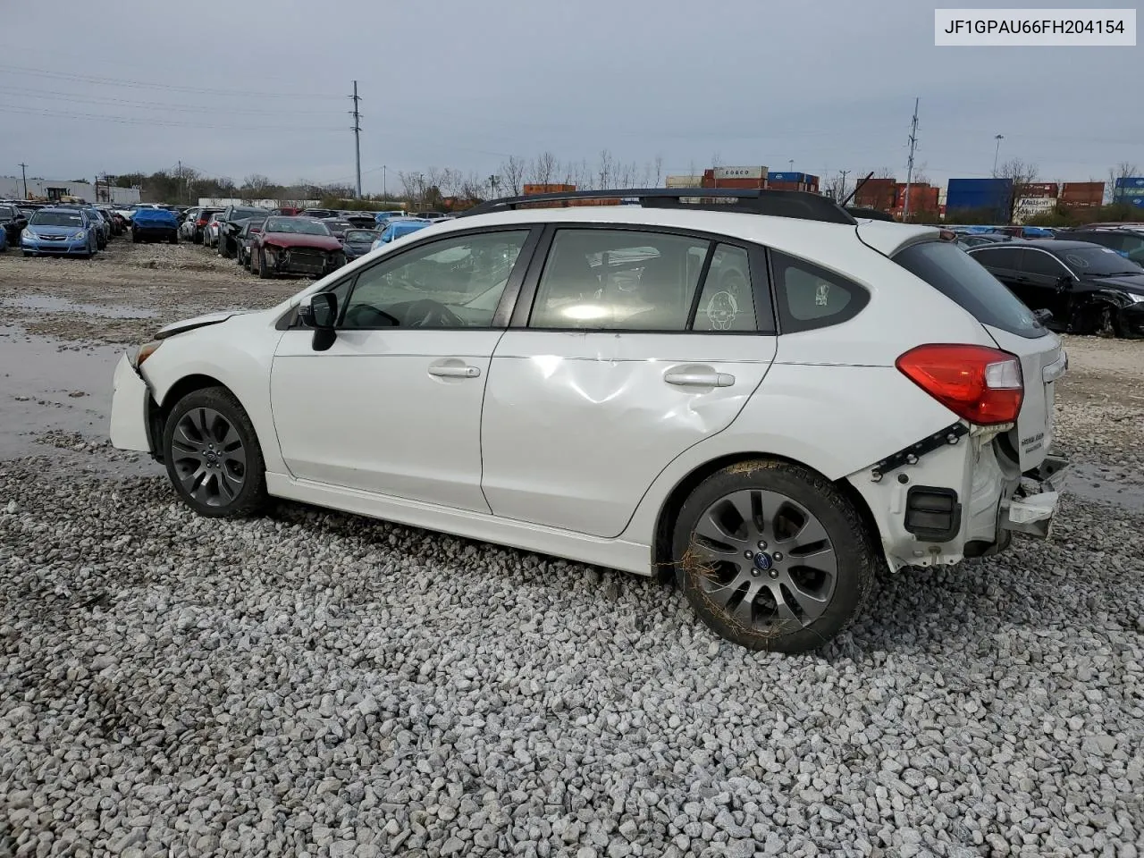 2015 Subaru Impreza Sport VIN: JF1GPAU66FH204154 Lot: 80374494