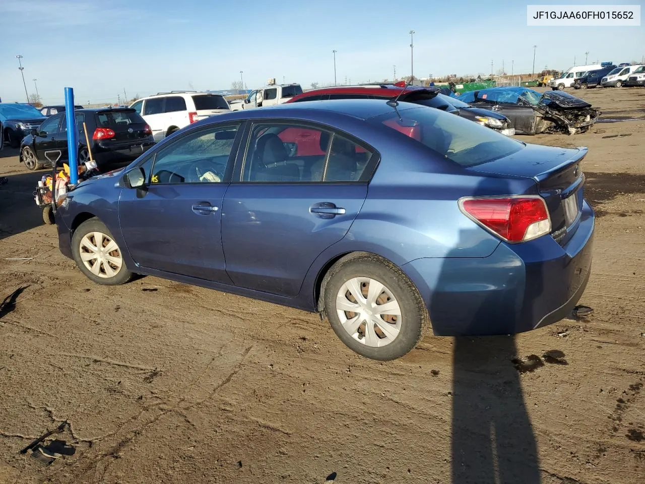 2015 Subaru Impreza VIN: JF1GJAA60FH015652 Lot: 80445014