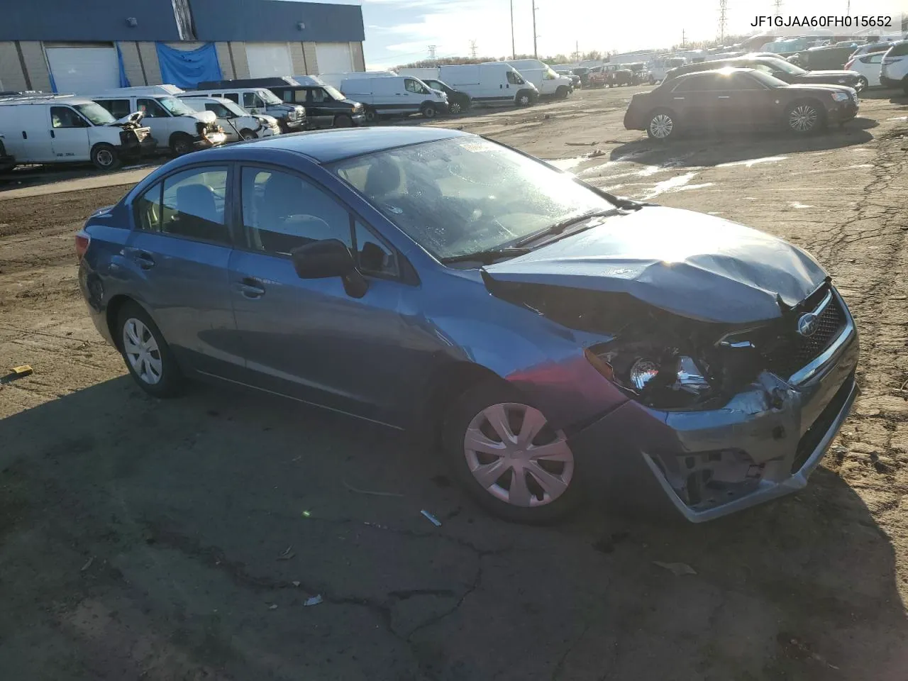 2015 Subaru Impreza VIN: JF1GJAA60FH015652 Lot: 80445014