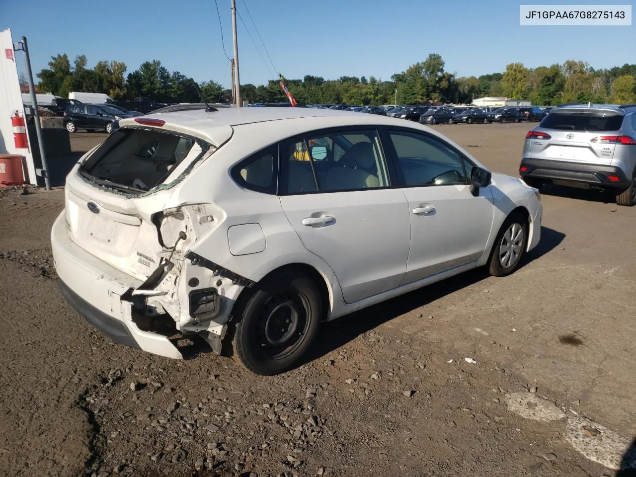 2016 Subaru Impreza VIN: JF1GPAA67G8275143 Lot: 69640734