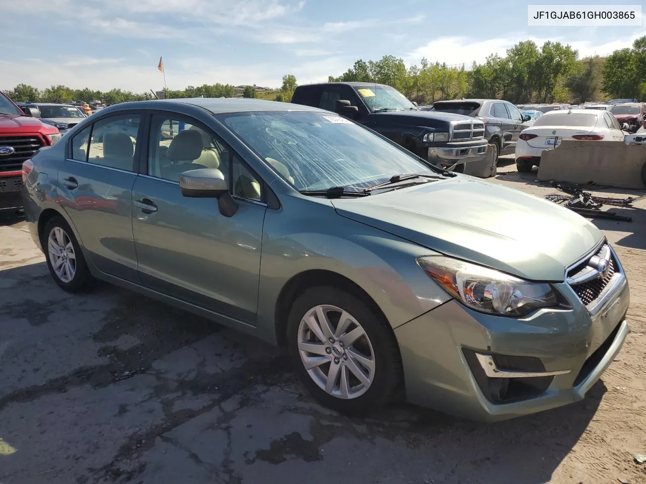 2016 Subaru Impreza Premium VIN: JF1GJAB61GH003865 Lot: 70599464