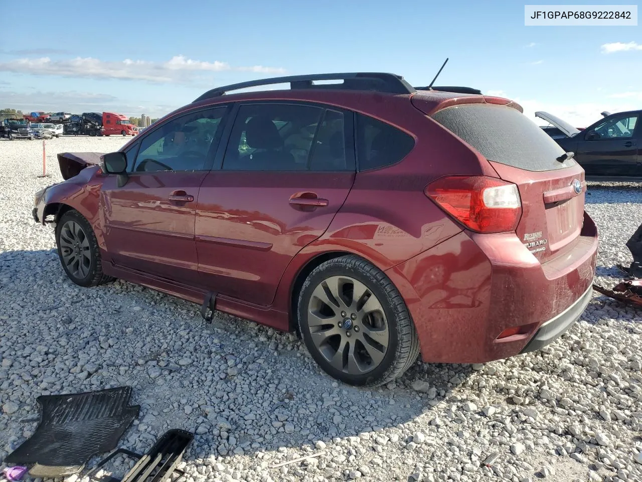 2016 Subaru Impreza Sport Premium VIN: JF1GPAP68G9222842 Lot: 74390614