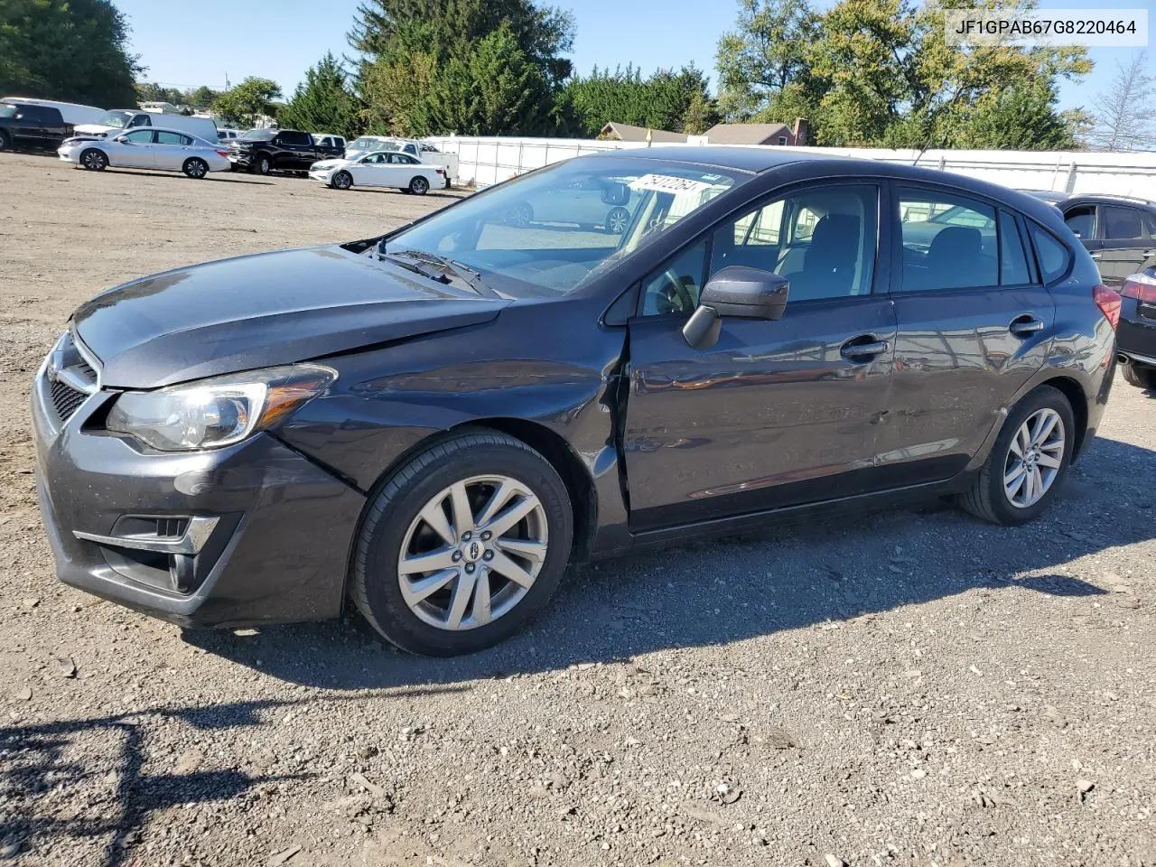 2016 Subaru Impreza Premium VIN: JF1GPAB67G8220464 Lot: 75412264