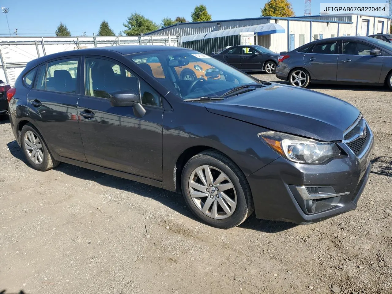 2016 Subaru Impreza Premium VIN: JF1GPAB67G8220464 Lot: 75412264