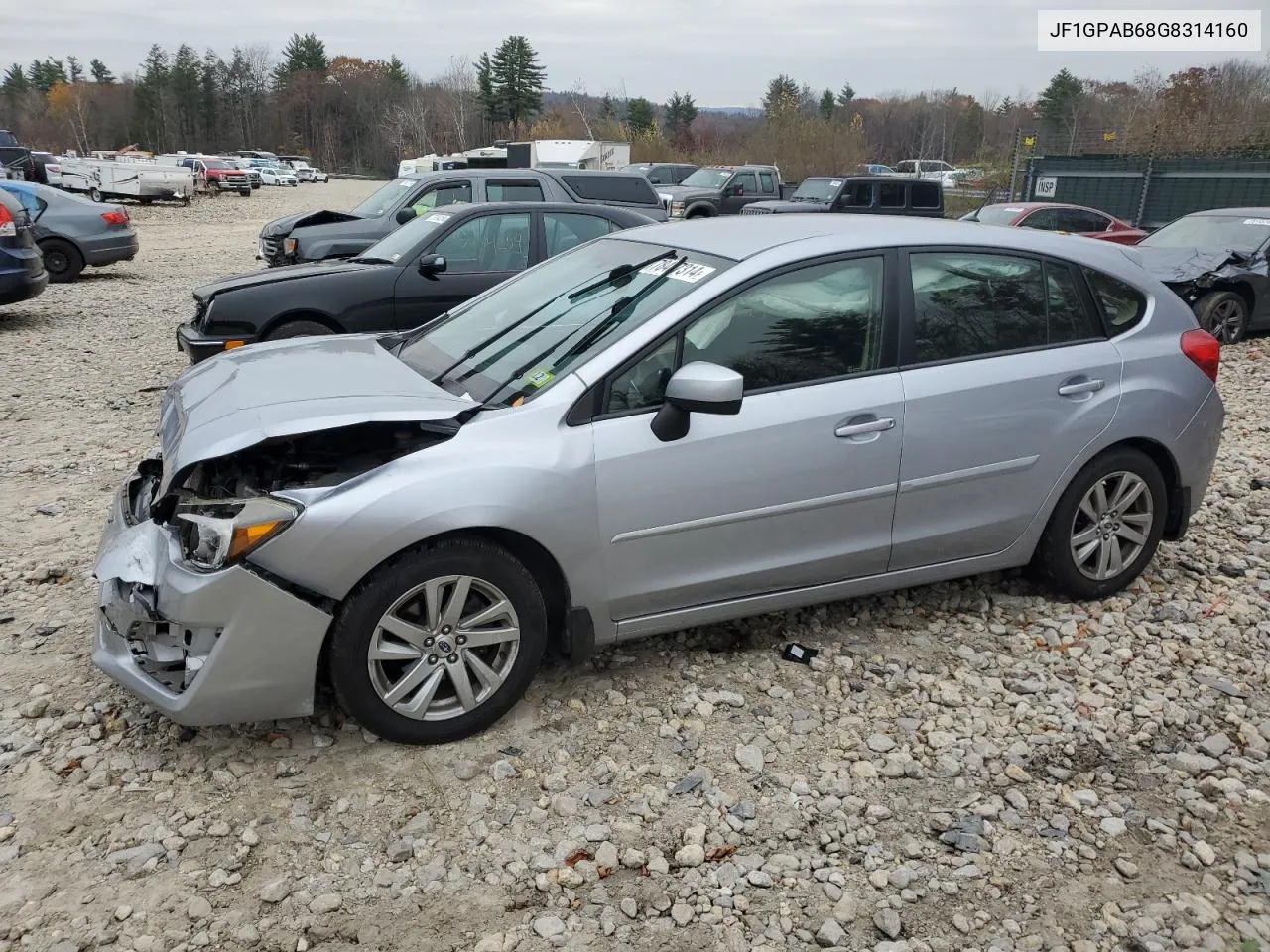 2016 Subaru Impreza Premium VIN: JF1GPAB68G8314160 Lot: 78407314