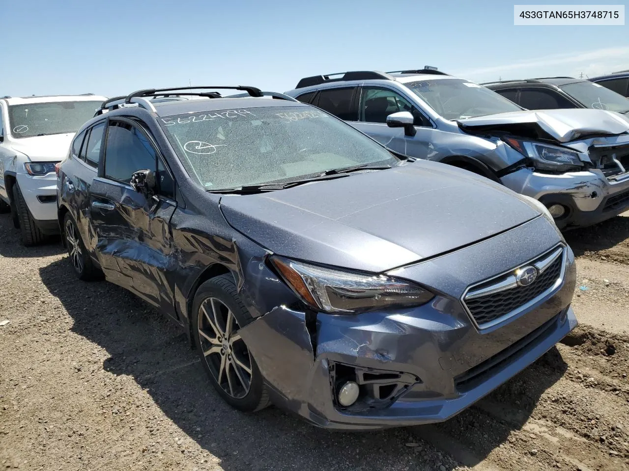 2017 Subaru Impreza Limited VIN: 4S3GTAN65H3748715 Lot: 56224294