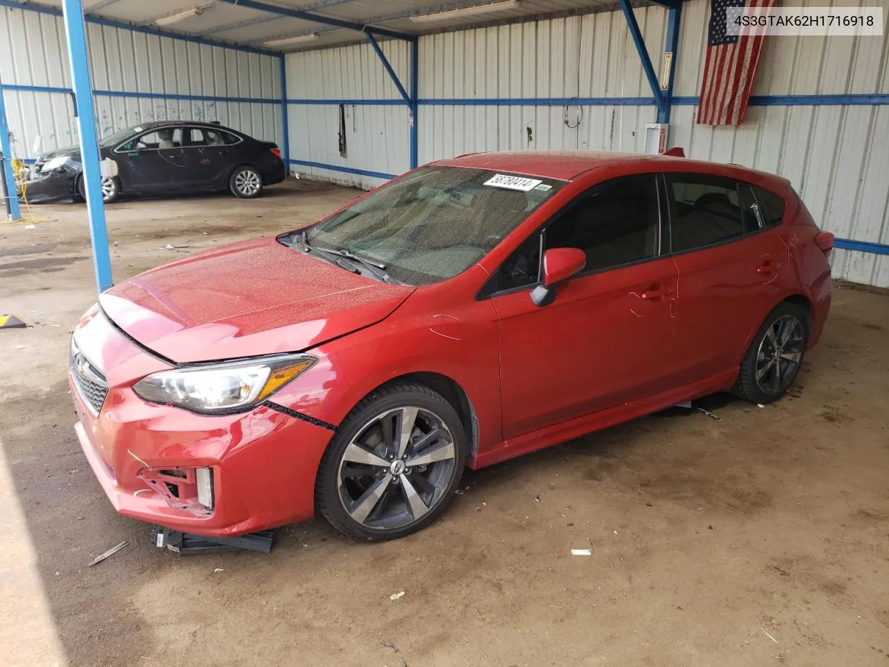 4S3GTAK62H1716918 2017 Subaru Impreza Sport