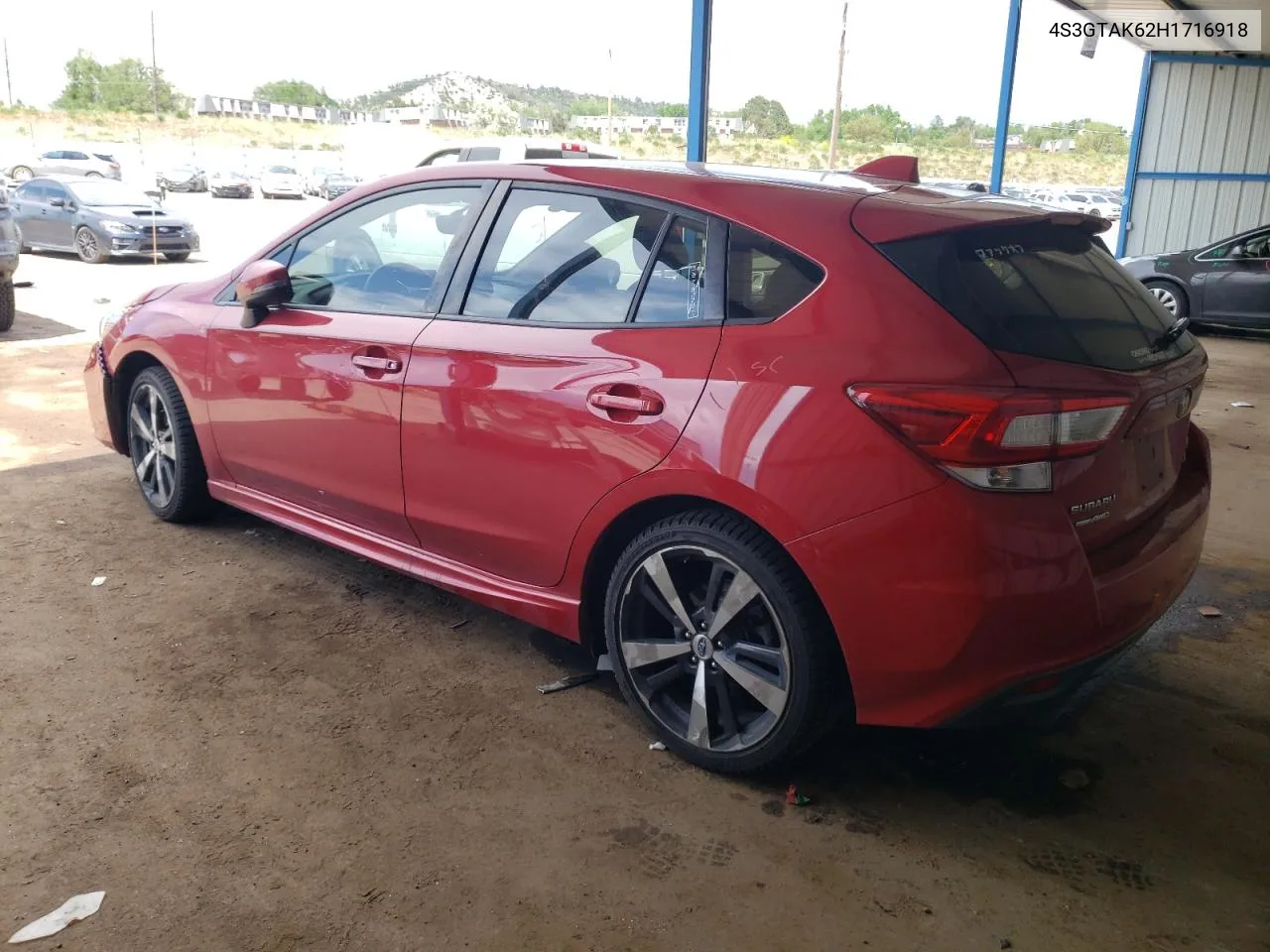 4S3GTAK62H1716918 2017 Subaru Impreza Sport