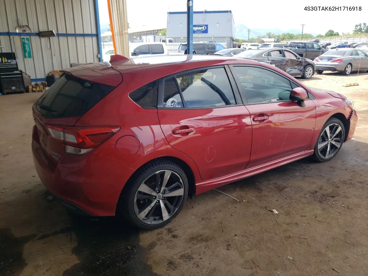 4S3GTAK62H1716918 2017 Subaru Impreza Sport