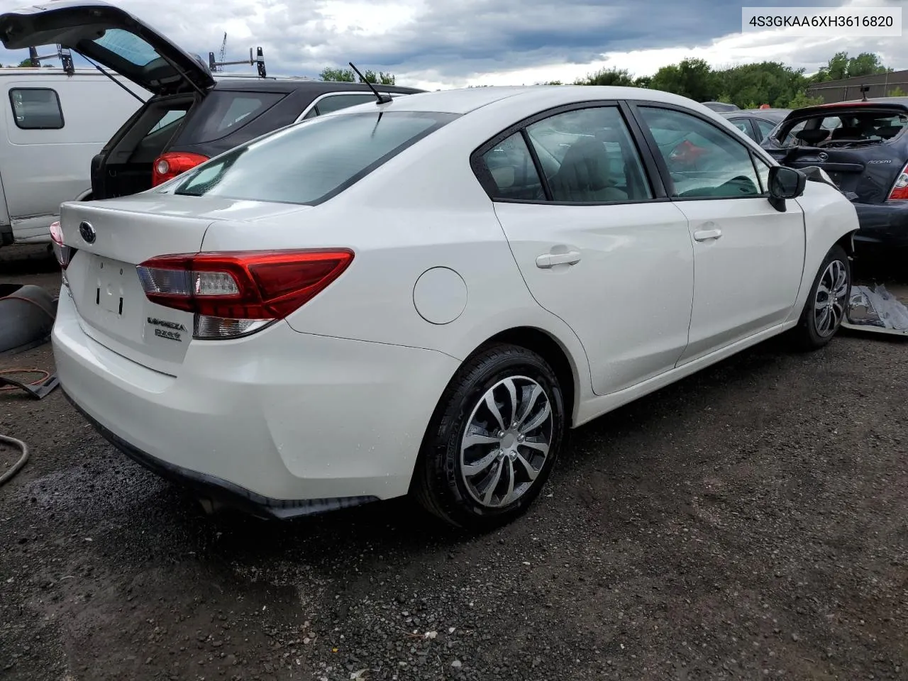 2017 Subaru Impreza VIN: 4S3GKAA6XH3616820 Lot: 59242214