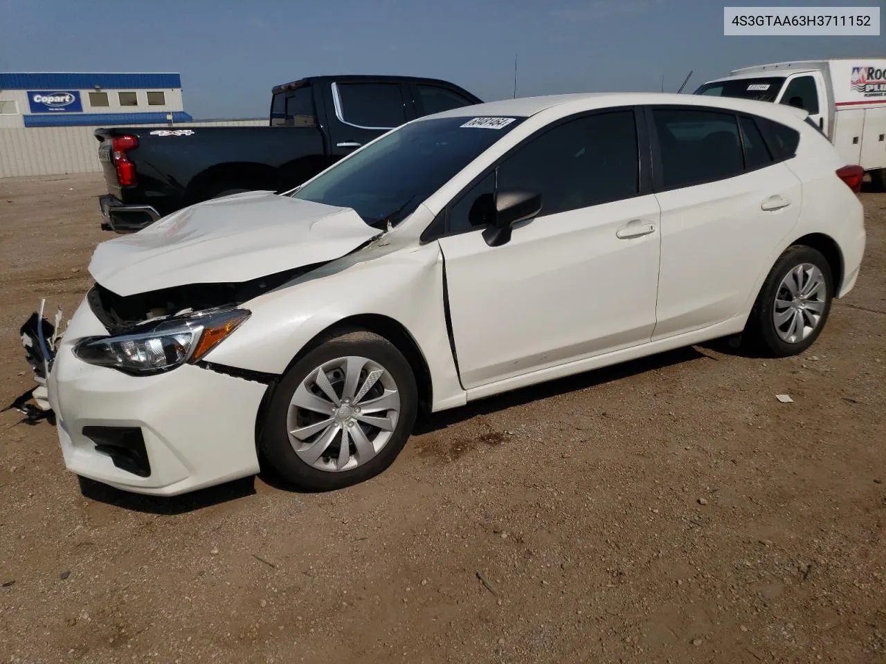 2017 Subaru Impreza VIN: 4S3GTAA63H3711152 Lot: 60481464