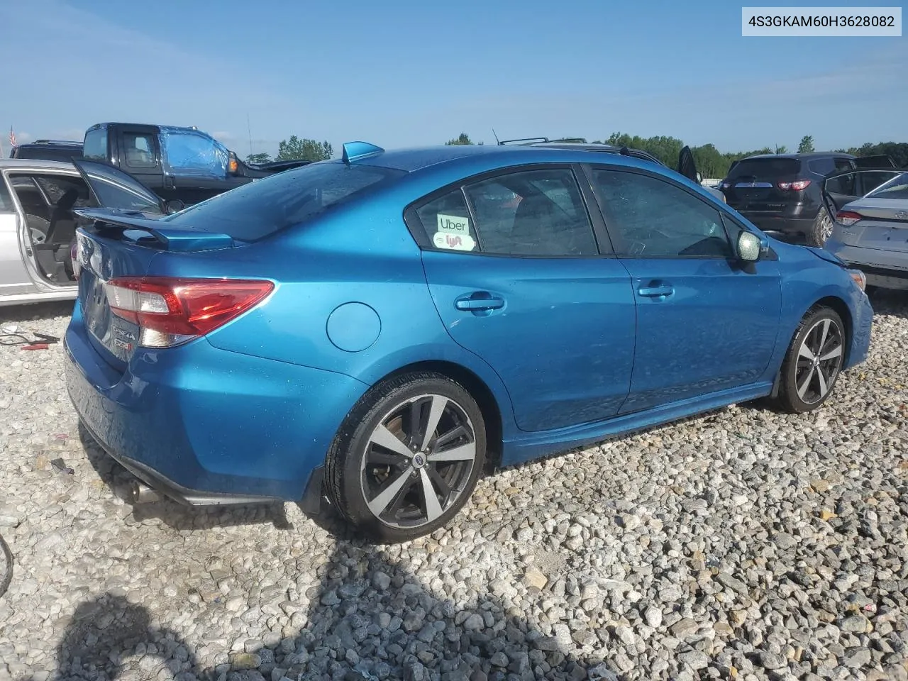 2017 Subaru Impreza Sport VIN: 4S3GKAM60H3628082 Lot: 66880654