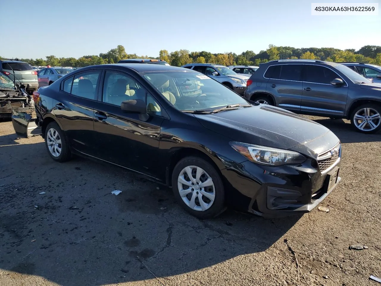 2017 Subaru Impreza VIN: 4S3GKAA63H3622569 Lot: 69004364