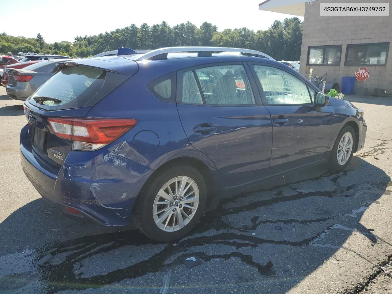 2017 Subaru Impreza Premium VIN: 4S3GTAB6XH3749752 Lot: 69516844