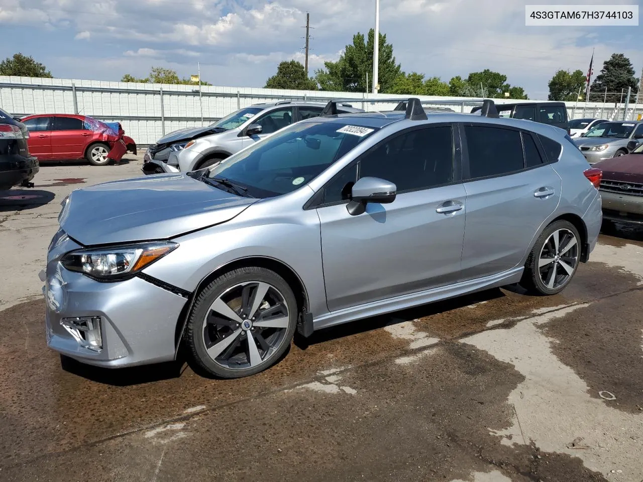 2017 Subaru Impreza Sport VIN: 4S3GTAM67H3744103 Lot: 70322094