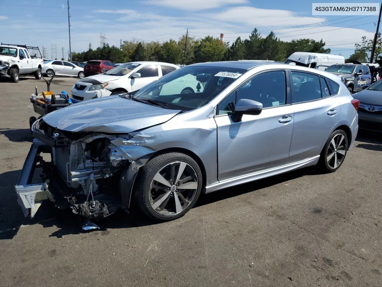 2017 Subaru Impreza Sport VIN: 4S3GTAM62H3717388 Lot: 71576064