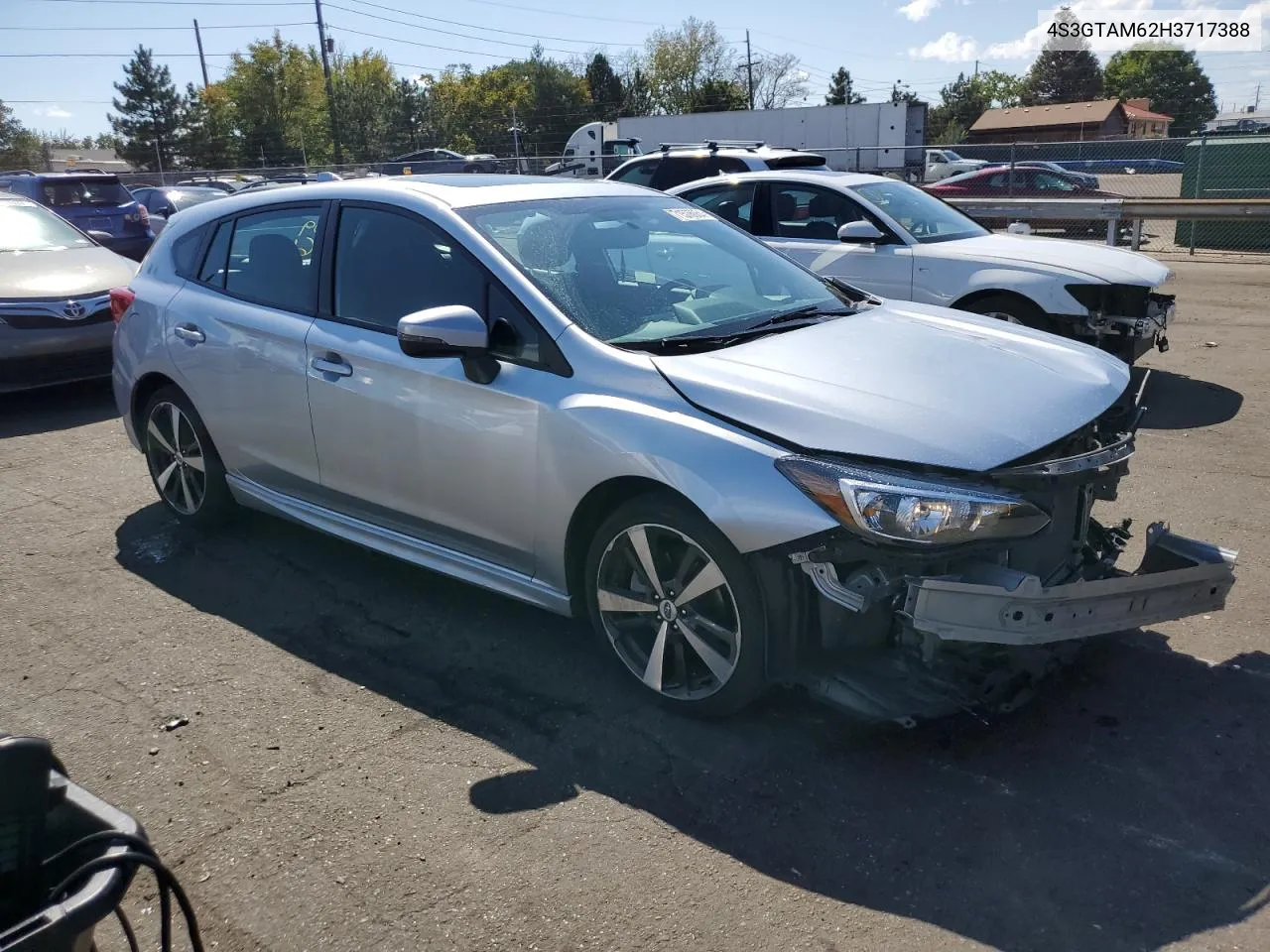 2017 Subaru Impreza Sport VIN: 4S3GTAM62H3717388 Lot: 71576064