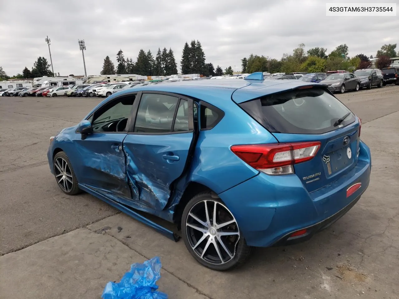 2017 Subaru Impreza Sport VIN: 4S3GTAM63H3735544 Lot: 72382194