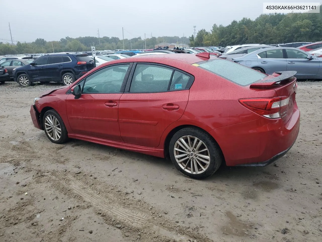 2017 Subaru Impreza Sport VIN: 4S3GKAK66H3621141 Lot: 73330624