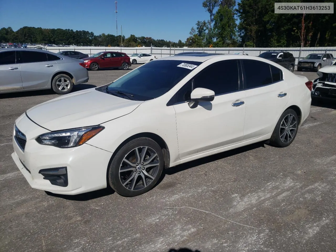 2017 Subaru Impreza Limited VIN: 4S3GKAT61H3613253 Lot: 74965344