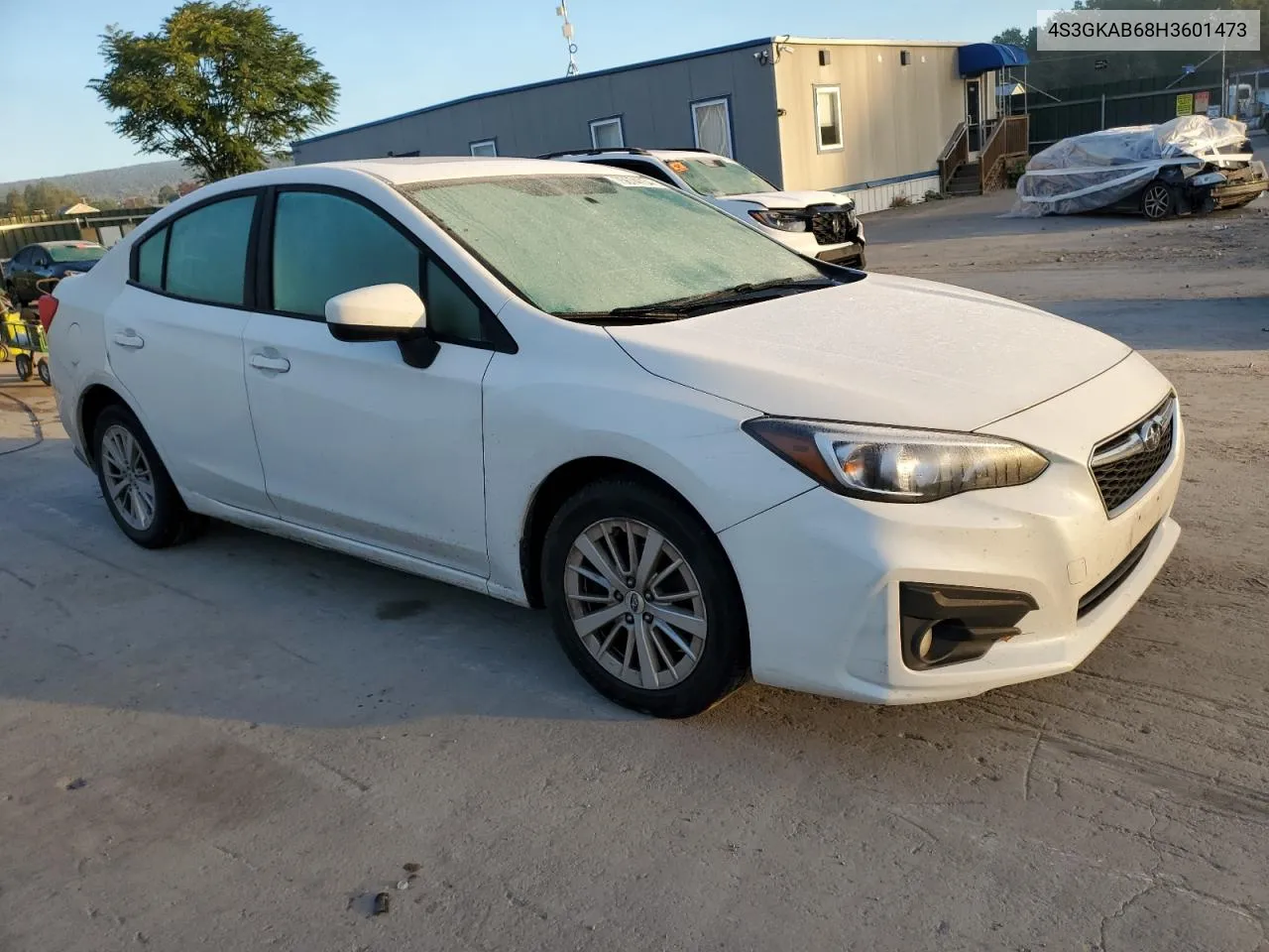 2017 Subaru Impreza Premium VIN: 4S3GKAB68H3601473 Lot: 75674734