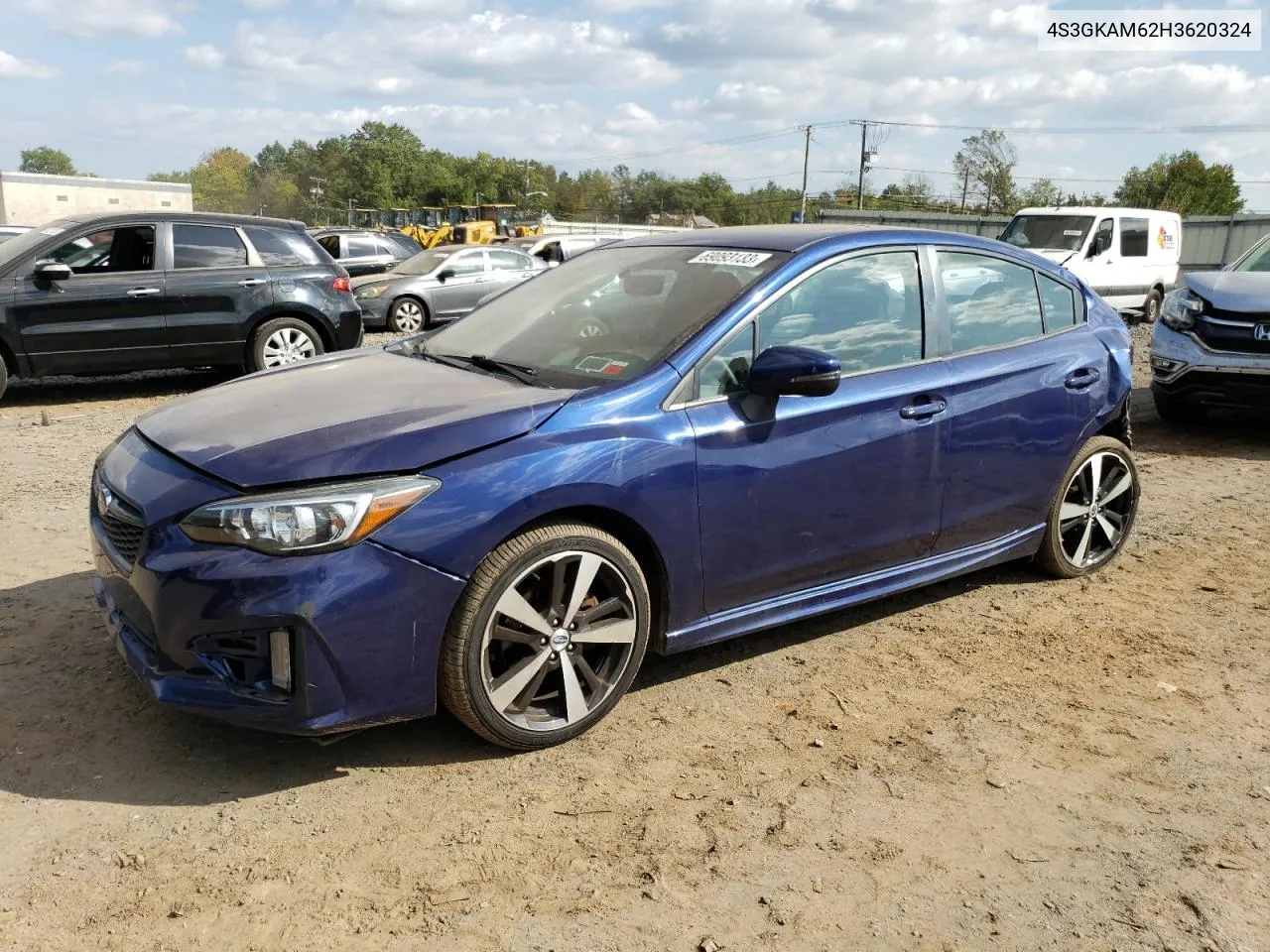 2017 Subaru Impreza Sport VIN: 4S3GKAM62H3620324 Lot: 76465294