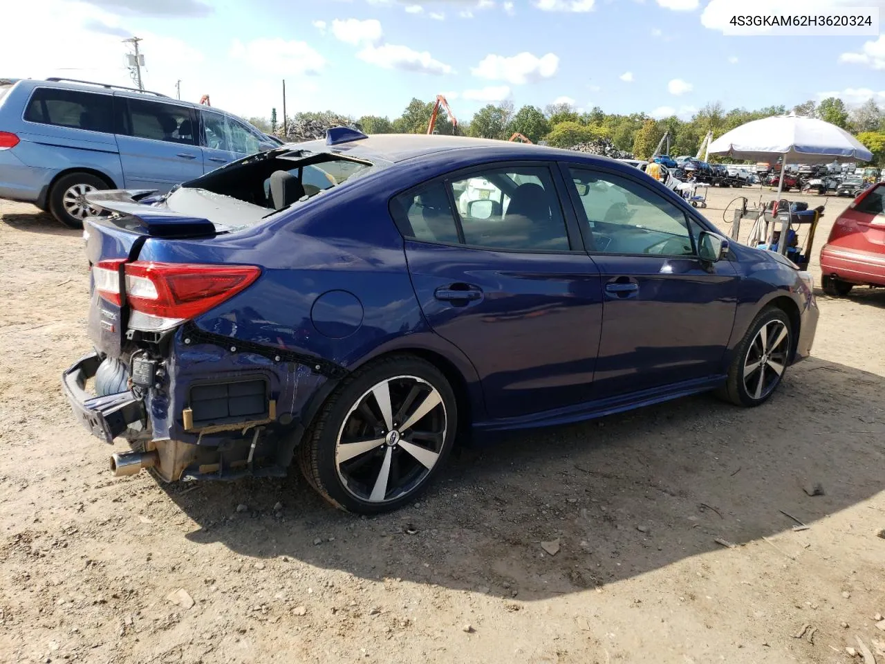 2017 Subaru Impreza Sport VIN: 4S3GKAM62H3620324 Lot: 76465294