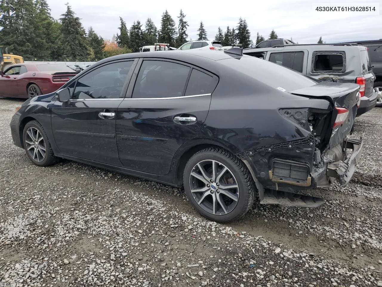 2017 Subaru Impreza Limited VIN: 4S3GKAT61H3628514 Lot: 77071914