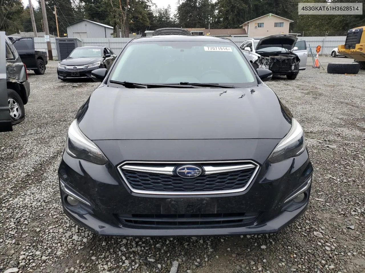 2017 Subaru Impreza Limited VIN: 4S3GKAT61H3628514 Lot: 77071914